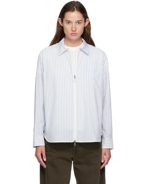 Moncler Striped Shirt - White