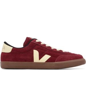 Veja Panenka Suede Trainers - Red