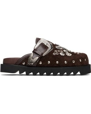 Toga Ssense Exclusive Aj1058 Loafers - Brown
