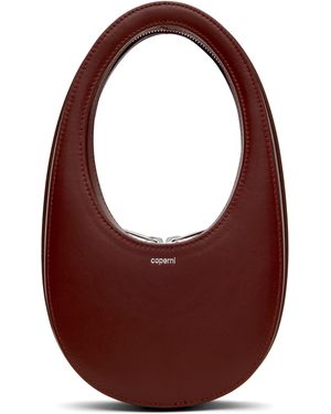 Coperni バーガンディ ミニ Swipe バッグ - ブラウン