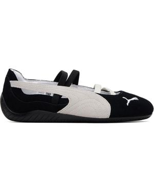 PUMA Baskets De Style Ballerine Speedcat Noires En Suède