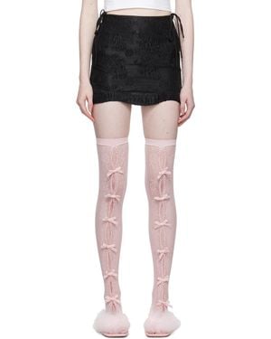 Nφdress Ssense Exclusive Miniskirt - Black