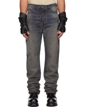ALEXANDER DIGENOVA Classic Straight Leg Jeans - Black