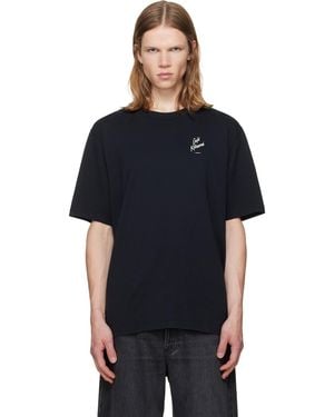 Maison Kitsuné 'Café Kitsuné' Relax T-Shirt - Black