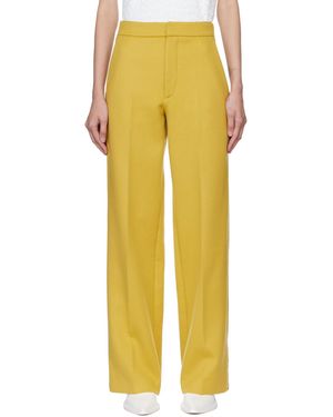 Gauchère Zip Pants - Yellow