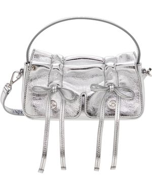 Acne Studios シルバー Multipocket バッグ - メタリック