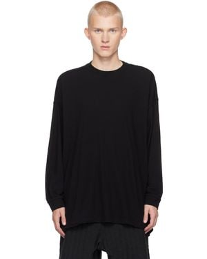 Jan Jan Van Essche O-Project Cotton Wool T-Shirt - Black