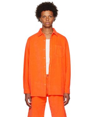 ERL Spread Collar Shirt - Orange