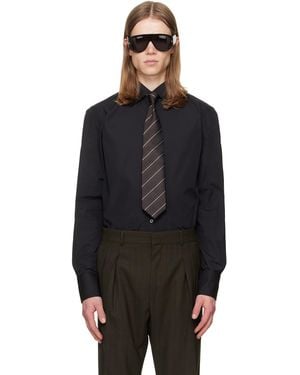 Tom Ford Poplin Slim Fit Shirt - Black