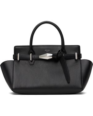 Jimmy Choo ブラック Diamond Belted Top Handle M バッグ