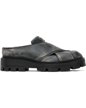 GmbH Bassim Crossover Slip-On Loafers - Black