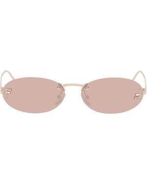 Fendi First' Crystal Sunglasses - Black