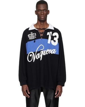 VAQUERA Polo De Rugby Noir