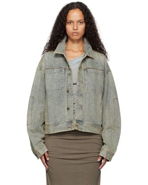 Entire studios Gem Denim Jacket - Grey