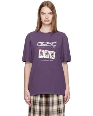 Martine Rose Classic T-Shirt - Purple