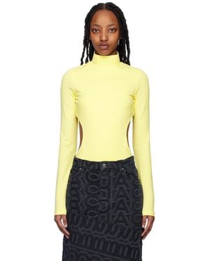 Marc Jacobs Yellow 'the Cutout' Bodysuit - Orange