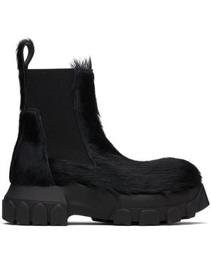 Rick Owens Concordians Beatle Bozo Tractors Boots - Black