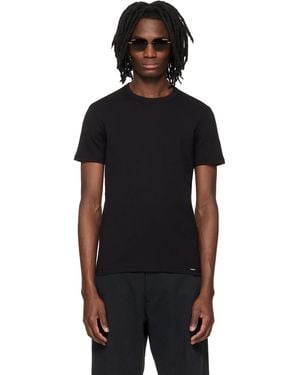 Tom Ford Cotton Crewneck T-Shirt - Black