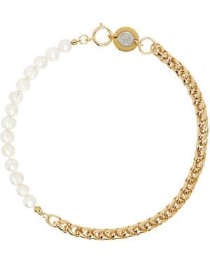 In Gold We Trust Round Chain Necklace - Metallic