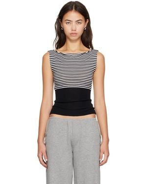 GIMAGUAS Otto Stripes Tank Top - Black