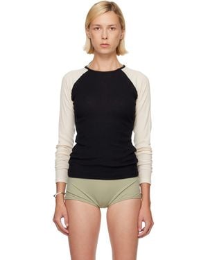 Baserange Ssense Exclusive & Off- Gene Long Sleeve T-Shirt - Black