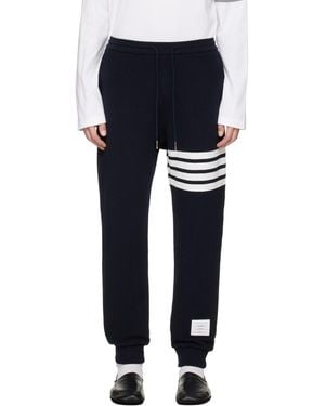 Thom Browne 4-Bar Ottoman Joggers - Black