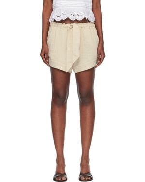 Isabel Marant Off- Birva Shorts - Natural