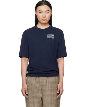 Lacoste Roland-Garros Edition Graphic T-Shirt - Blue