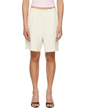 Skims Off- French Terry Long Shorts - White