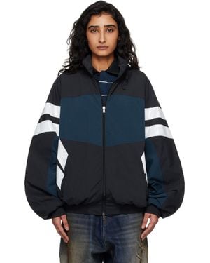 Vetements Taped Track Jacket - Blue