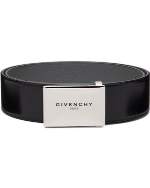 Givenchy Label Reversible Belt - Black