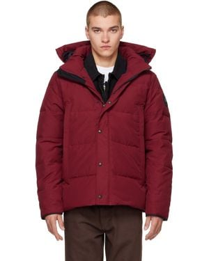 Canada Goose Burgundy Disc' Wyndham Down Parka - Red