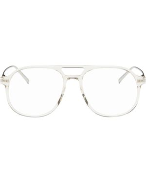 Saint Laurent ベージュ Sl 626 メガネ - ブラック
