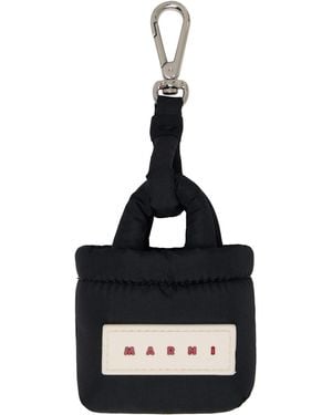 Marni Charm Keychain - Black