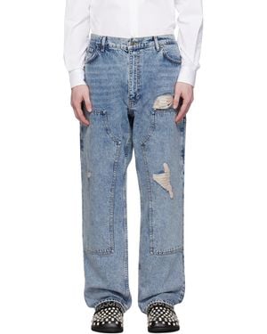 Moschino Blue Bleached Jeans