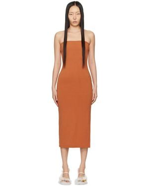 Miaou Orange Lila Midi Dress - Black