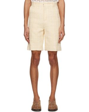 young n sang Sequined Shorts - Natural
