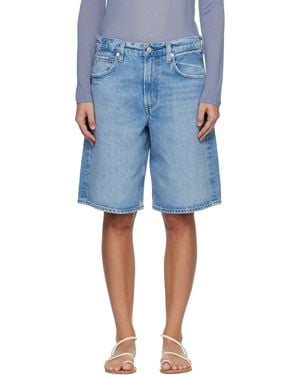 Citizens of Humanity Court Denim Shorts - Blue