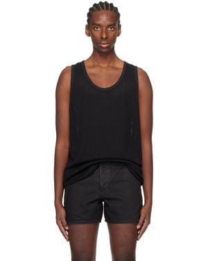 Sunspel Relaxed Tank Top - Black