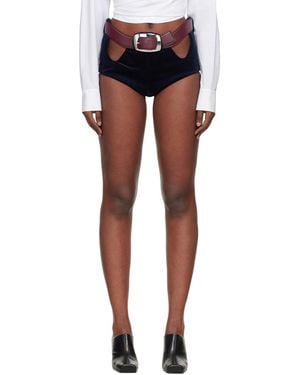 Jean Paul Gaultier 'The Cut-Out Culotte' Shorts - Black
