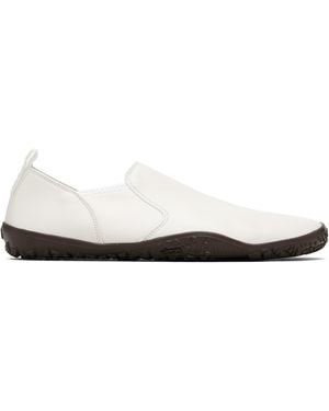 Lemaire Vibram Glove Slip On Leather Trainers - Black