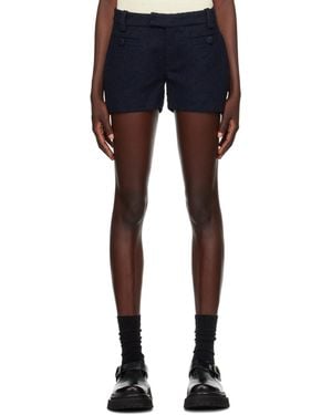Ami Paris Mini Shorts - Blue