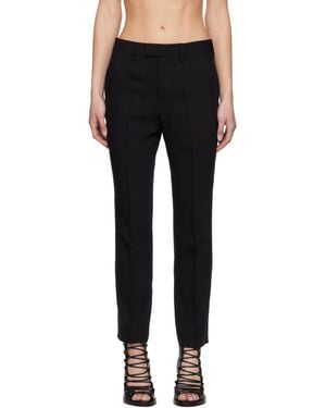 Ann Demeulemeester Habiba Cigarette Trousers - Black