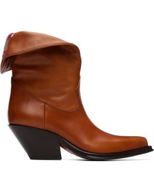 Chloé Azelan Ankle Boots - Brown