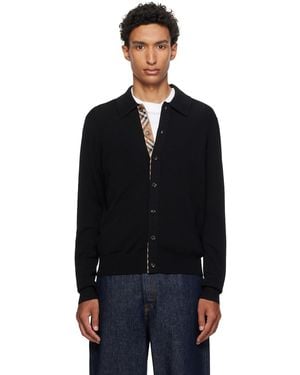 Burberry Wool Cardigan - Black