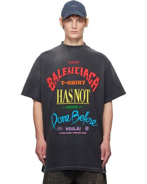 Balenciaga グレー Not Been Done Tシャツ - マルチカラー