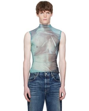 Jean Paul Gaultier Printed Water Turtleneck - Black