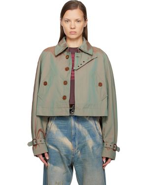 Vivienne Westwood Cut Off Graziano Trench Coat - Multicolour