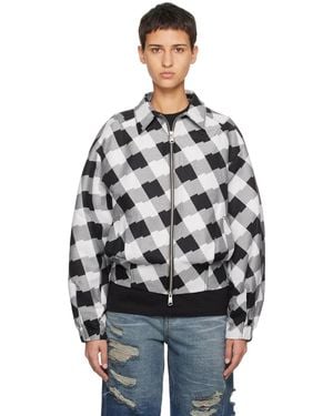 Adererror Check Jacket - Black