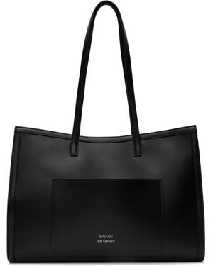 Loulou de Saison Anyla Leather Tote - Black